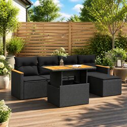 Practical 6-Piece Garden Sofa Set for Your Outdoor Needs