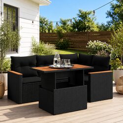 Practical 5-Piece Garden Sofa Set for Any Outdoor Area