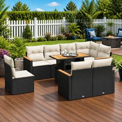 Ideal 9 Piece Sofa Set for Your Outdoor Area