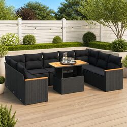 Functional 10-Piece Garden Sofa Set for Your Home