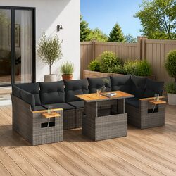 Practical 8 Piece Garden Sofa Set for Your Patio