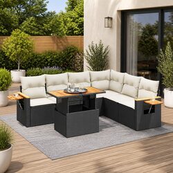 Practical 6-Piece Garden Sofa Set for Outdoor Comfort