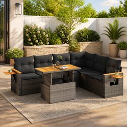 6-Piece Garden Sofa Set for Outdoor Living