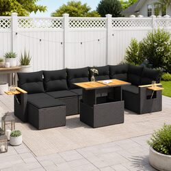 Versatile 8 Piece Outdoor Sofa Set with Storage