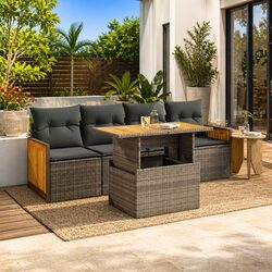 Practical 5 Piece Garden Sofa Set for Your Patio