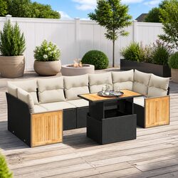 Practical Outdoor Solutions with 8-Piece Sofa Set
