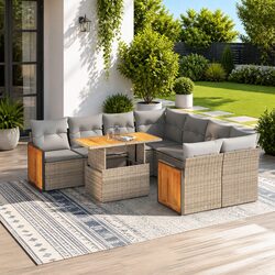 Ideal 9 Piece Sofa Set for Gardens and Patios