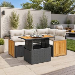 Practical 5 Piece Sofa Set for Any Outdoor Setting