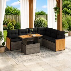 Ideal 7-Piece Garden Sofa Set for Your Outdoor Oasis