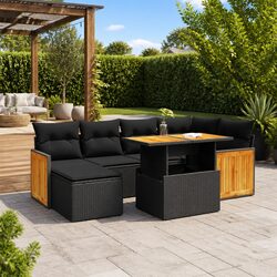 Practical 7 Piece Outdoor Sofa Set for Any Space
