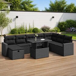 Versatile 9-Piece Garden Sofa Set for Your Home