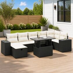 Practical 5 Piece Garden Sofa Set with Cushions for Your Patio