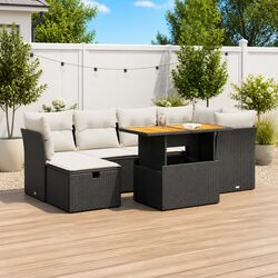 Practical 7 Piece Garden Sofa Set for Your Outdoor Space