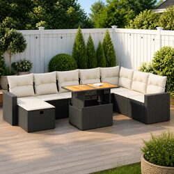 Practical Modular Garden Sofa Set with Storage