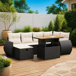 Practical 8-Piece Garden Sofa Set for Any Occasion