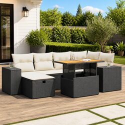 Perfectly Suited for Your Outdoor Gatherings: 8-Piece Sofa Set