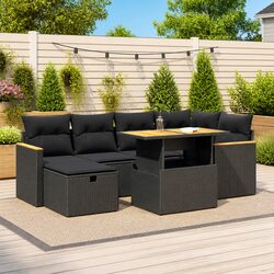 Practical 8 Piece Garden Sofa Set for Outdoor Use