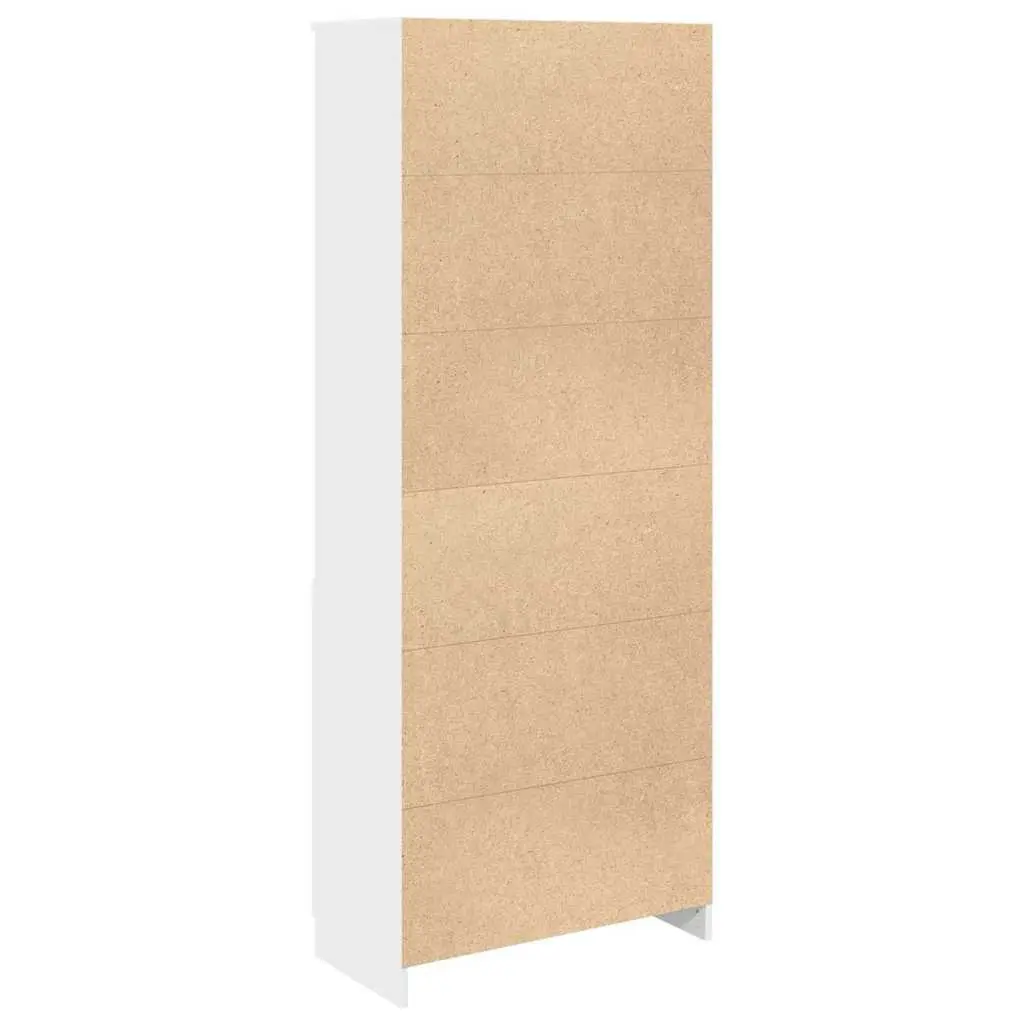 White Highboard Cabinet 70x35x180 cm for Home Use