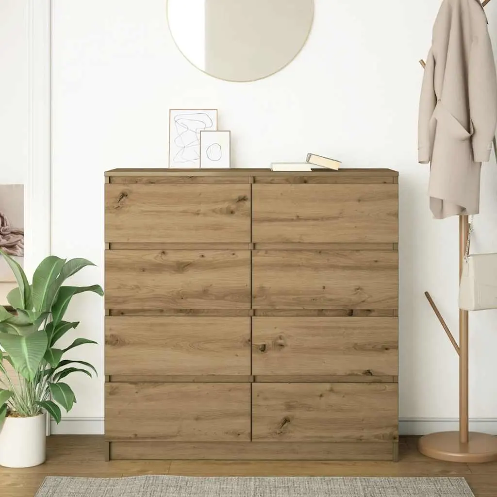 Sideboard Engineered Wood Brown 100x35x99cm
