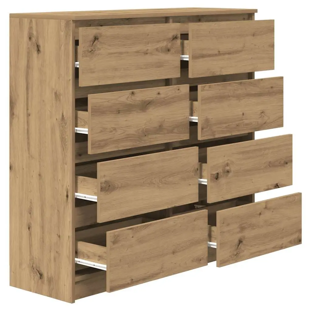 Sideboard Engineered Wood Brown 100x35x99cm