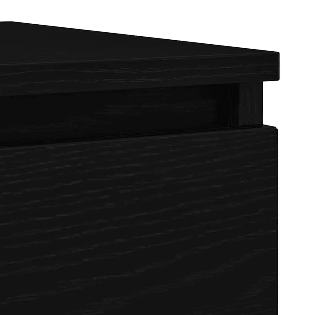 Black Sideboard for Organizing Home Essentials 100x35x76cm