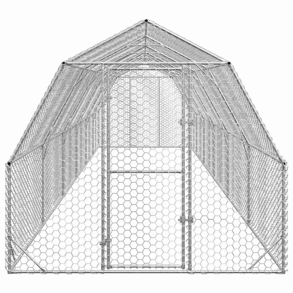 2.5x12x2.25m Chicken Run for Outdoor Use