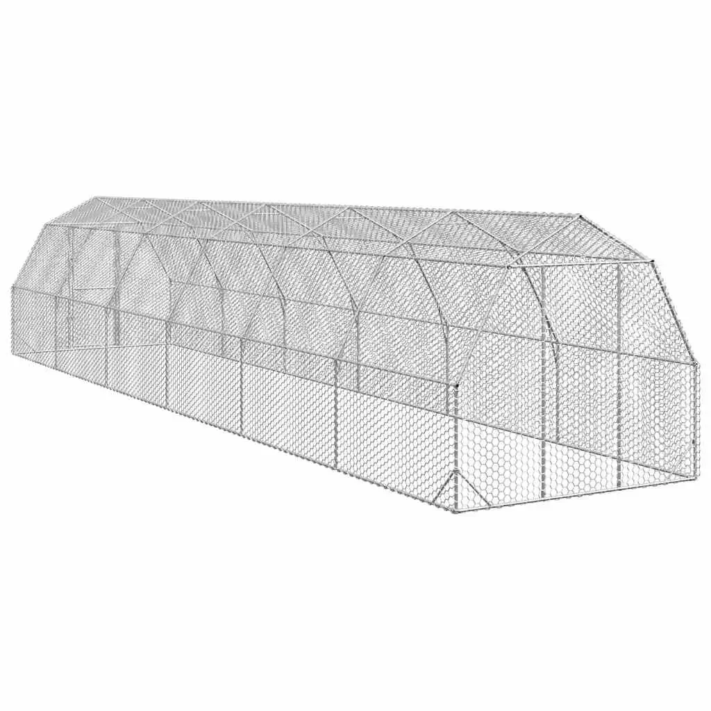 2.5x12x2.25m Chicken Run for Outdoor Use