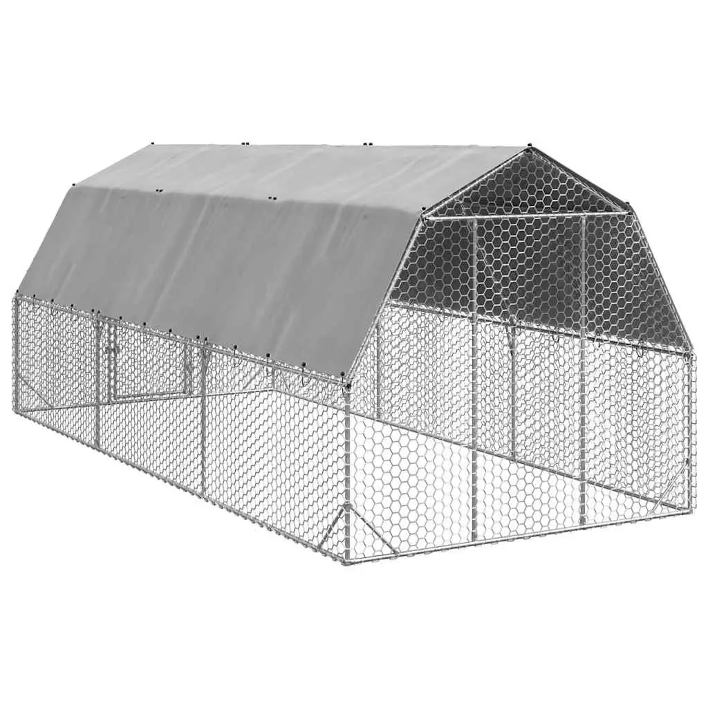 2.5x6x2.25m Chicken Run for Home Use
