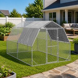 Practical Chicken Run 2.5x4x2.25m for Your Poultry