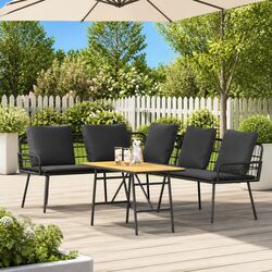 Practical 2-Piece Garden Sofa Set for Outdoor Use