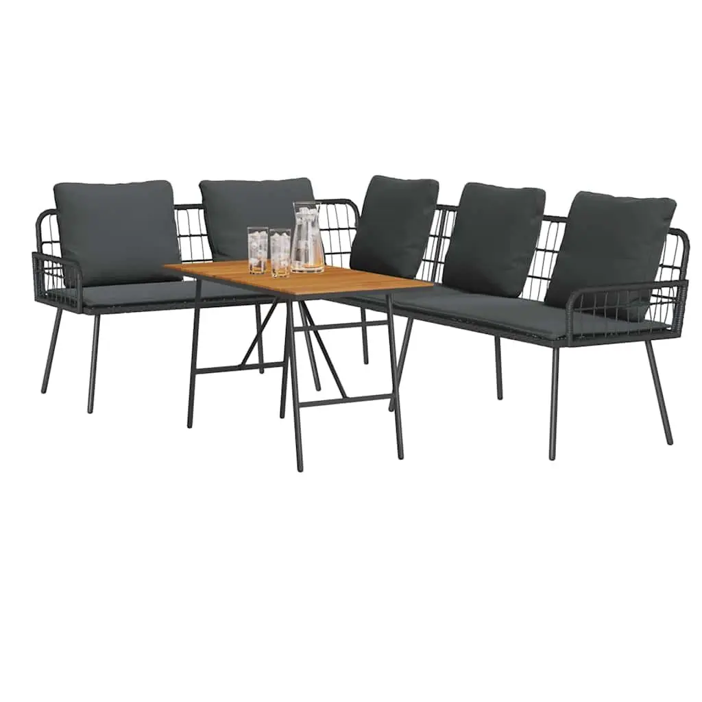 2-Piece Garden Sofa Set for Outdoor Use