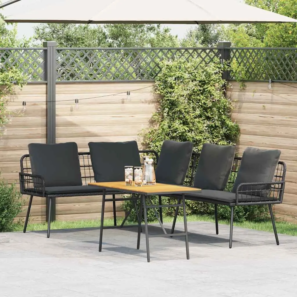 2-Piece Garden Sofa Set for Outdoor Use