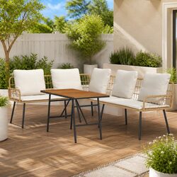 Practical 2-Piece Garden Sofa Set for Outdoor Spaces