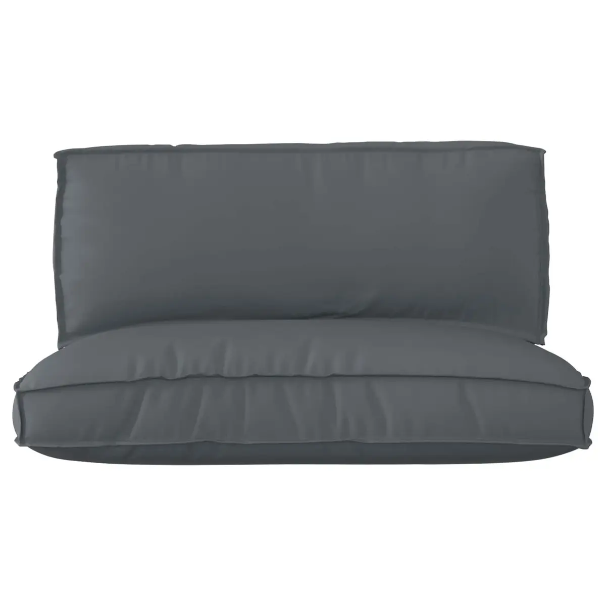 Pallet Cushion Set Outdoor Oxford Fabric Anthracite 120x80x52cm Garden Seating