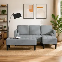 Versatile Modular Sofa Set for Any Home Setup