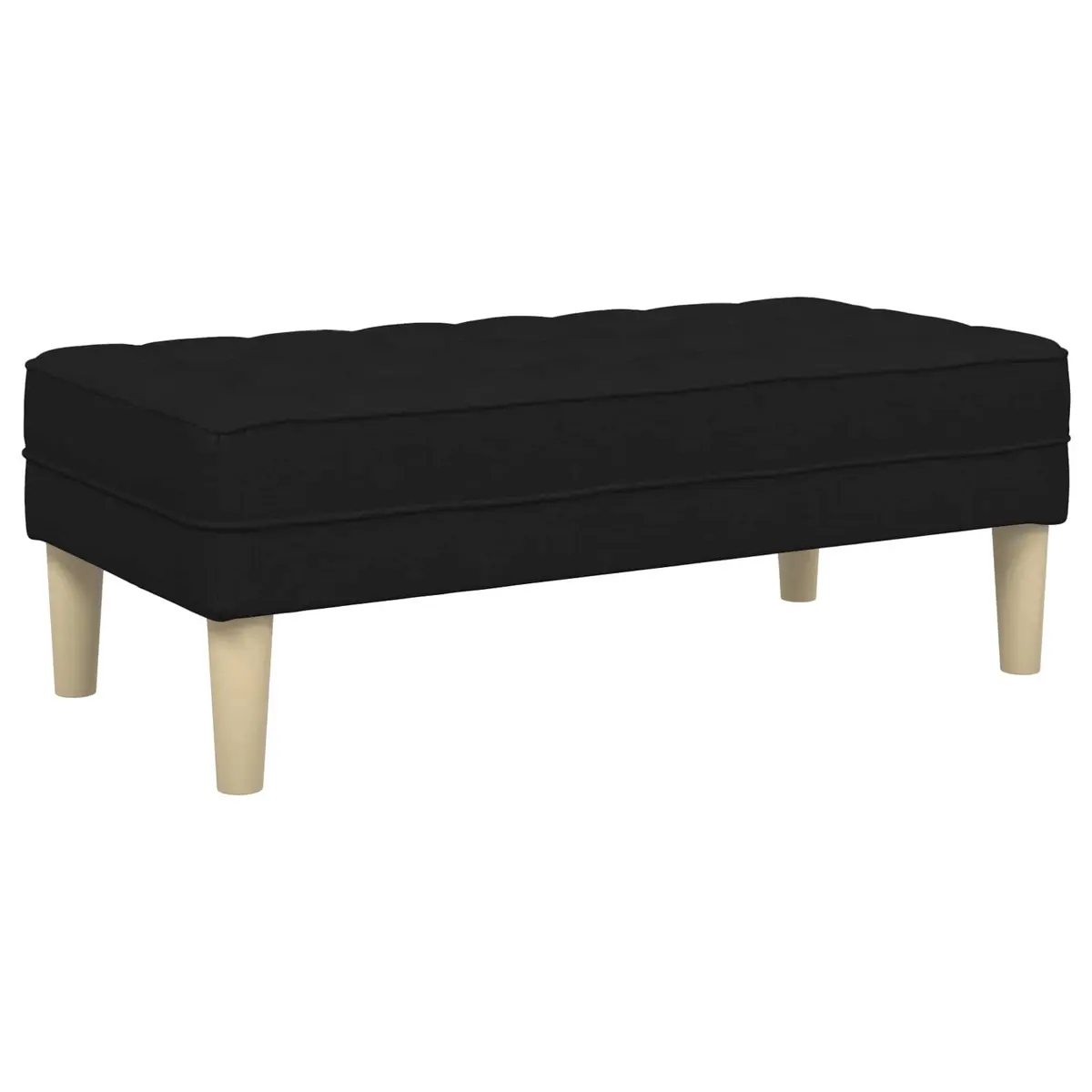 Modular Sofa Set Polyester 2 Pieces Black Flat Armrests Contemporary