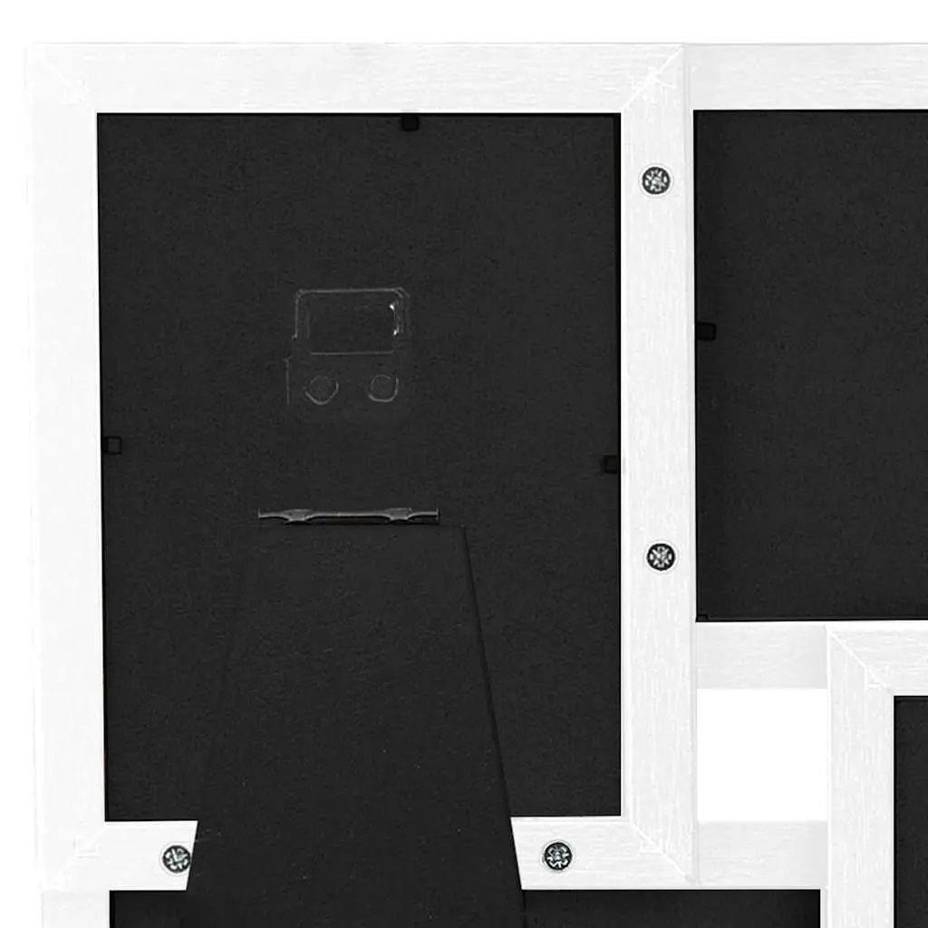 Collage Photo Frame White Hard PS MDF 4 Opening 13x18cm Picture Display