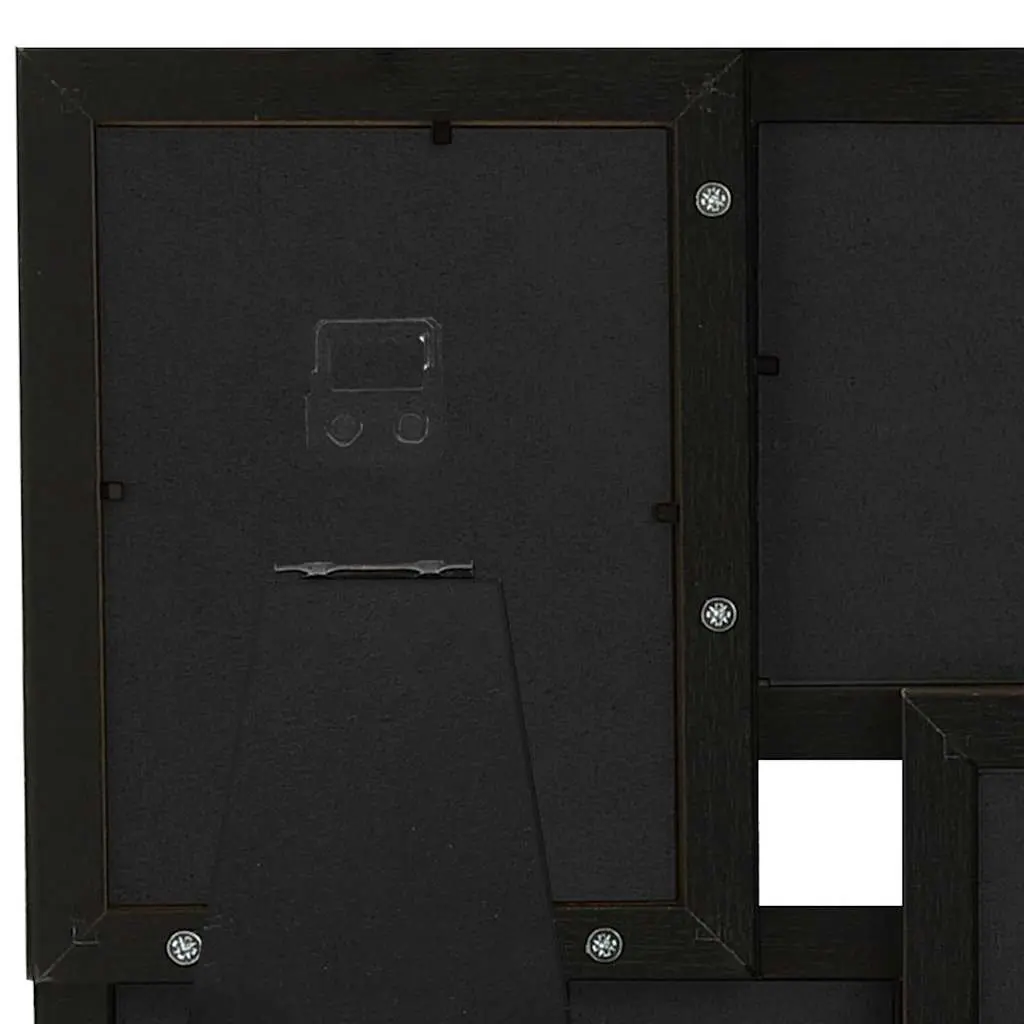 Collage Photo Frame Multi-Opening Hard PS 13x18 cm Black
