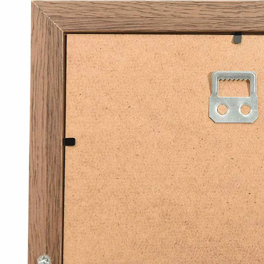 Collage Photo Frame Brown 13x18 cm 10 Piece Wall Display Home Decor