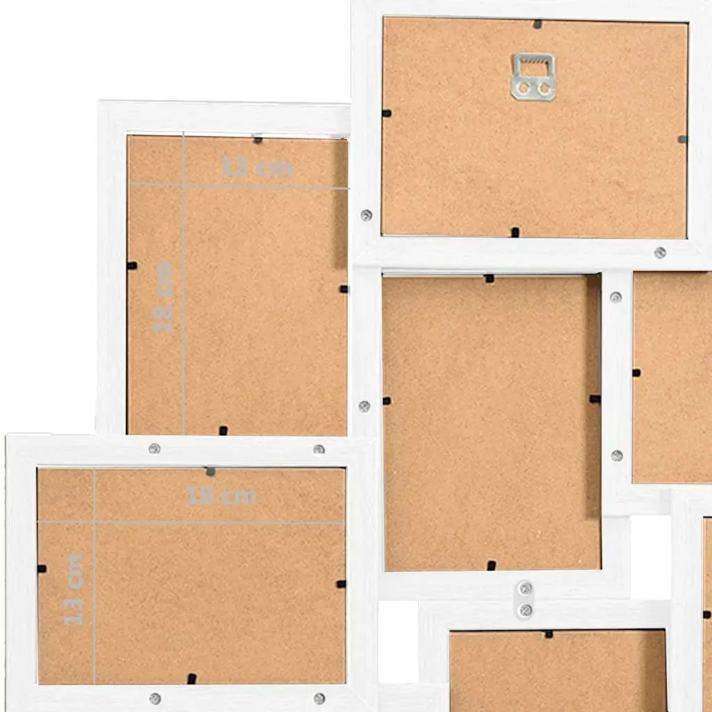 Collage Photo Frame Set 10 Pieces White 13x18cm Wall Display Home Decor