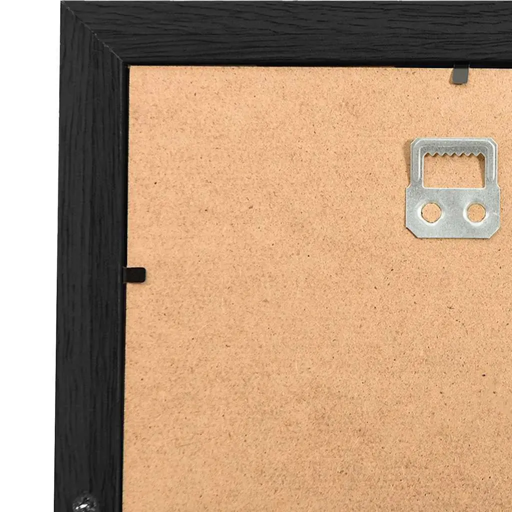 Collage Photo Frame Set PS Material 13x18 cm Black Wall Mounted Display