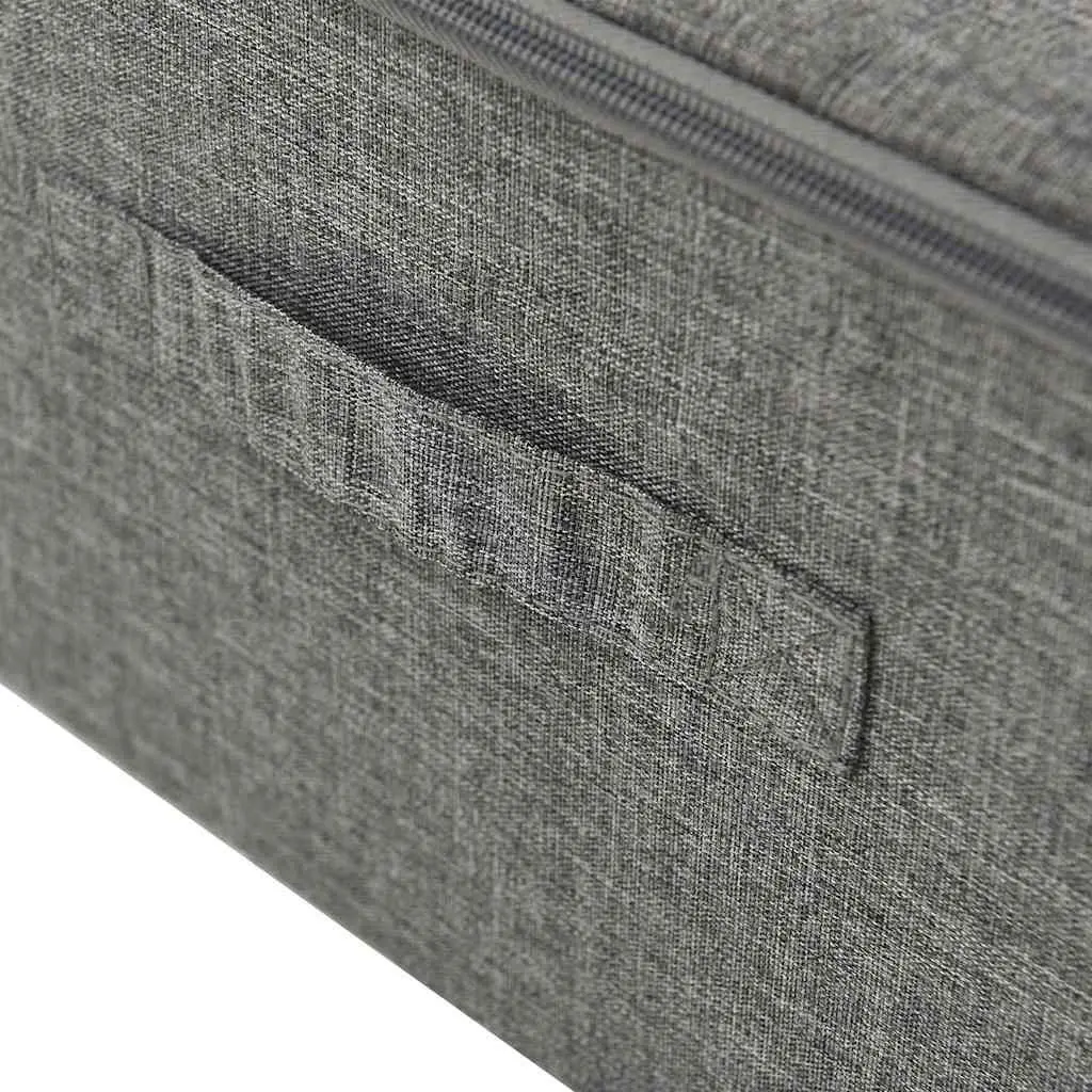 Foldable Storage Boxes 2 pcs for Home Use Anthracite