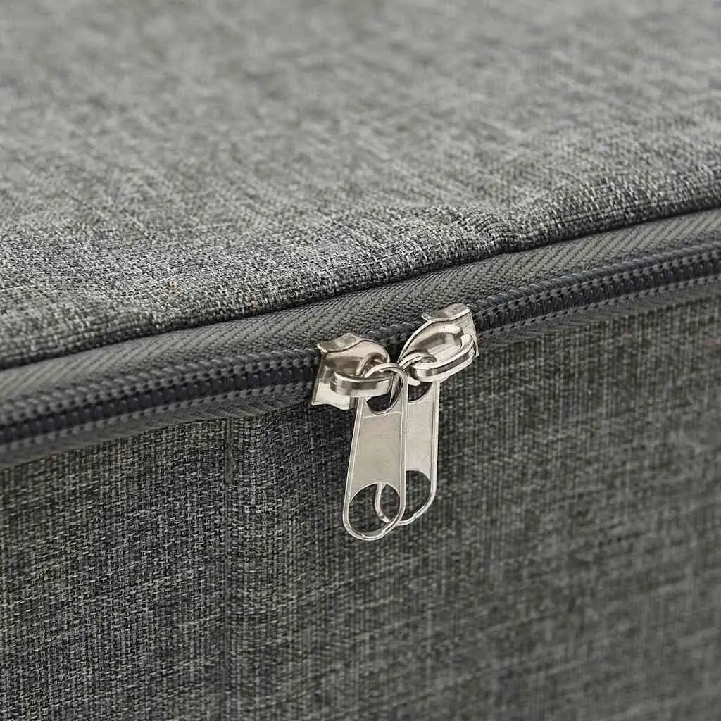 Foldable Storage Boxes 2 pcs for Home Use Anthracite
