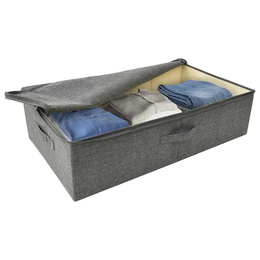 Foldable Storage Boxes 2 pcs for Home Use Anthracite