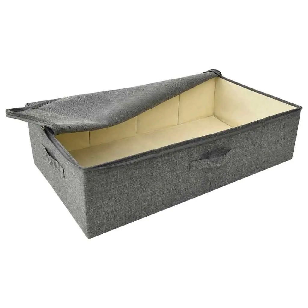 Foldable Storage Boxes 2 pcs for Home Use Anthracite