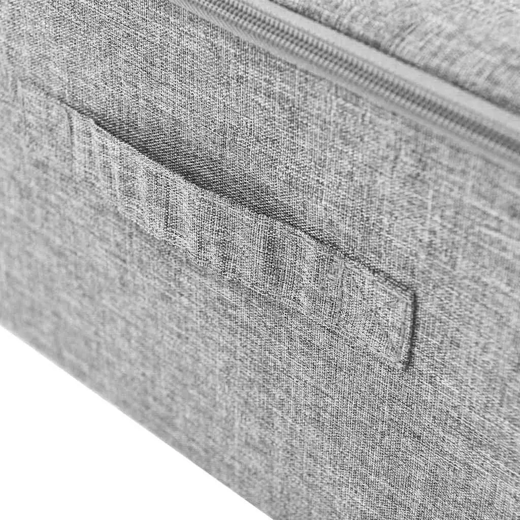 Grey Fabric Storage Boxes for Home Organisation