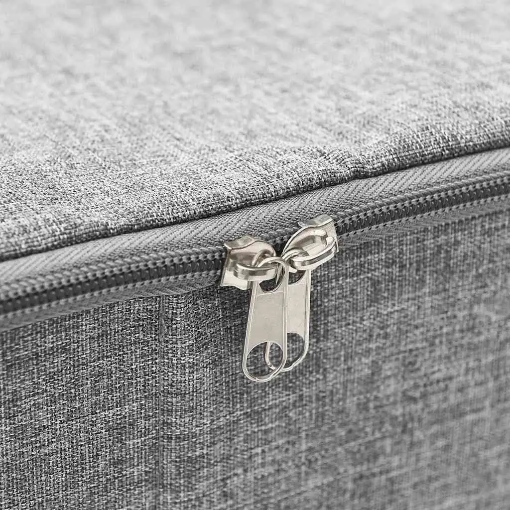Grey Fabric Storage Boxes for Home Organisation