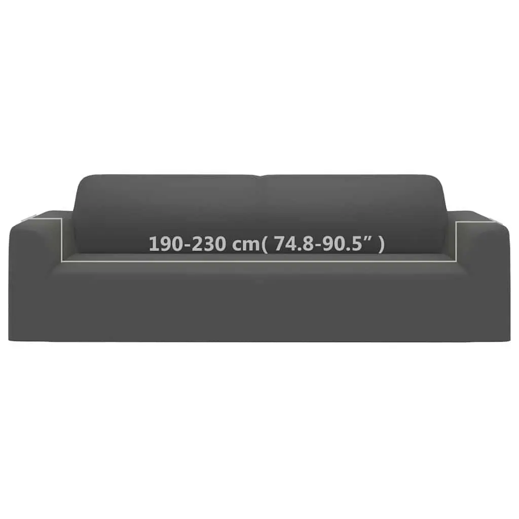 3-Seater Sofa Slipcover in Anthracite