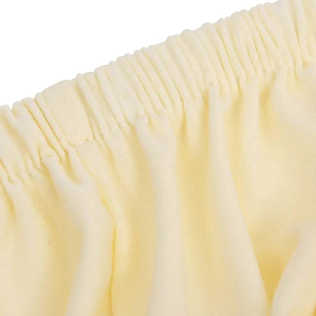 2-Seater Slipcover Polyester Jersey Cream