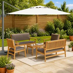 Practical 5-Piece Sofa Set for Your Outdoor Relaxation